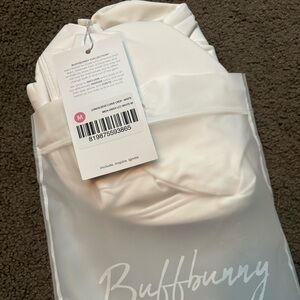 Buff Bunny Bailey collab white long sleeve curve crop